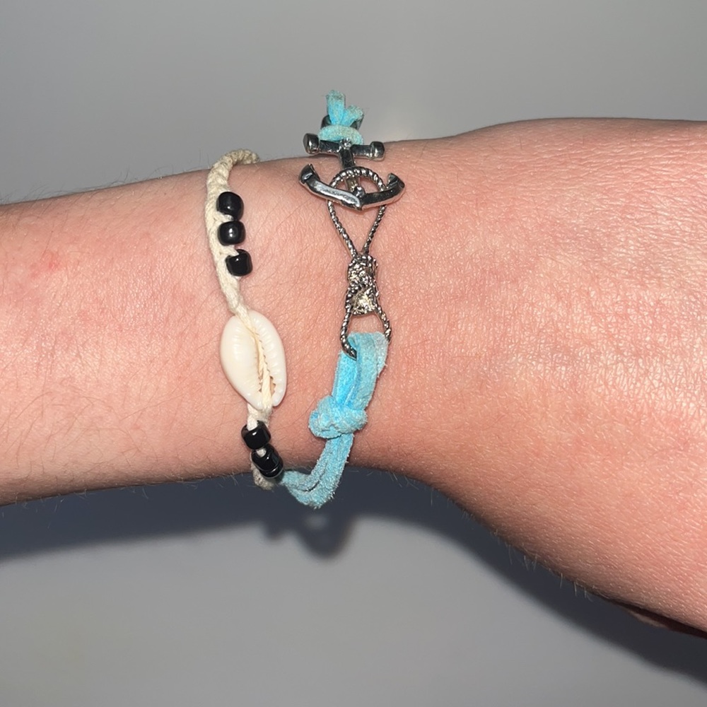 Two (2) Ocean themed bracelets —Used in great condition